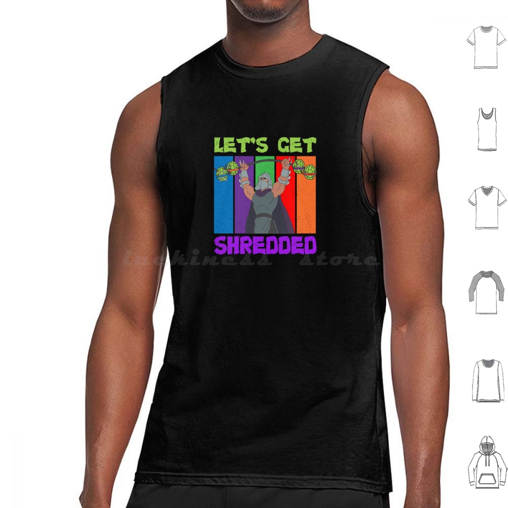 Turtleneck Knit 90S - Let's Get Shredded Tank Tops Vest