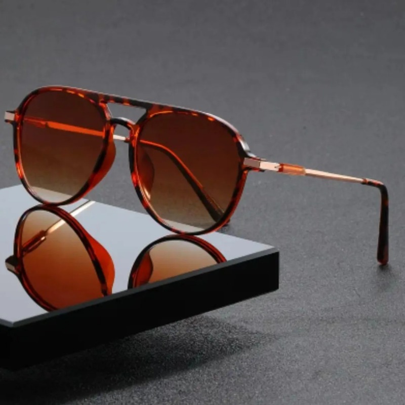 Vintage Fashion Glasses - 1pcs Vintage Pilot Sunglasses Women Men