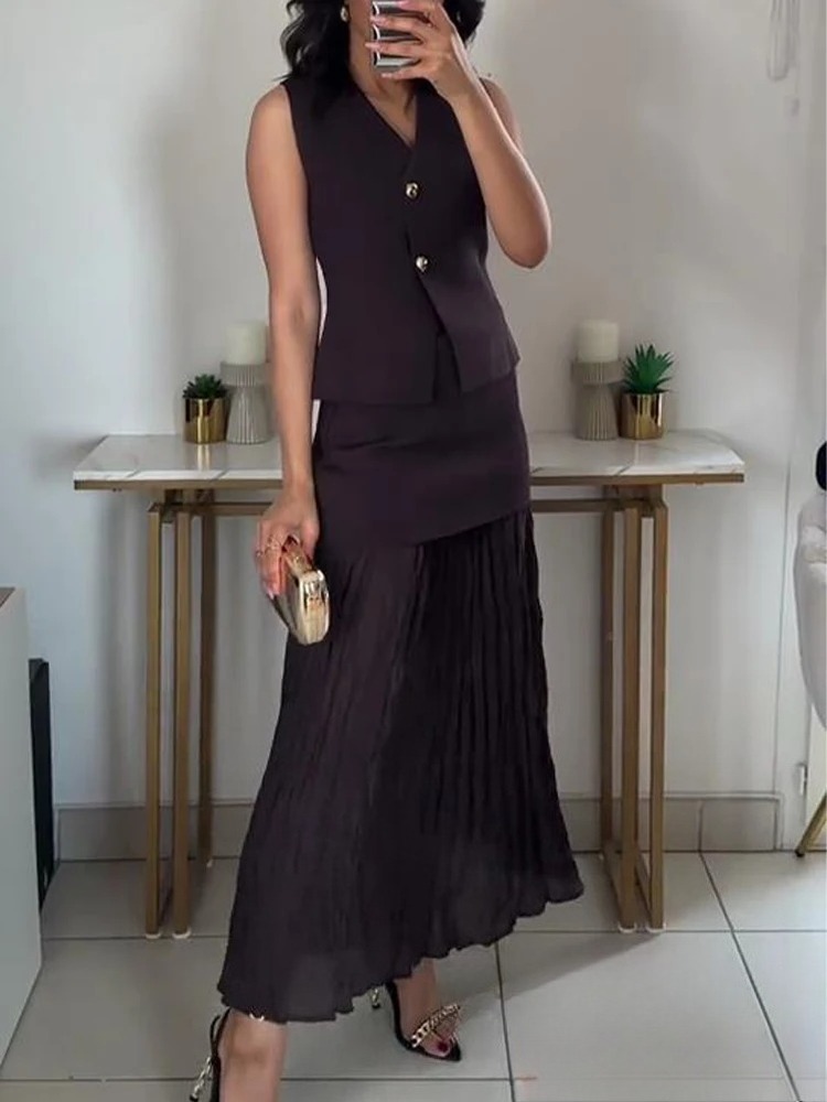 Vintage Fashion In 2025 - KONDALA Vintage Chic Women Knitted Suit