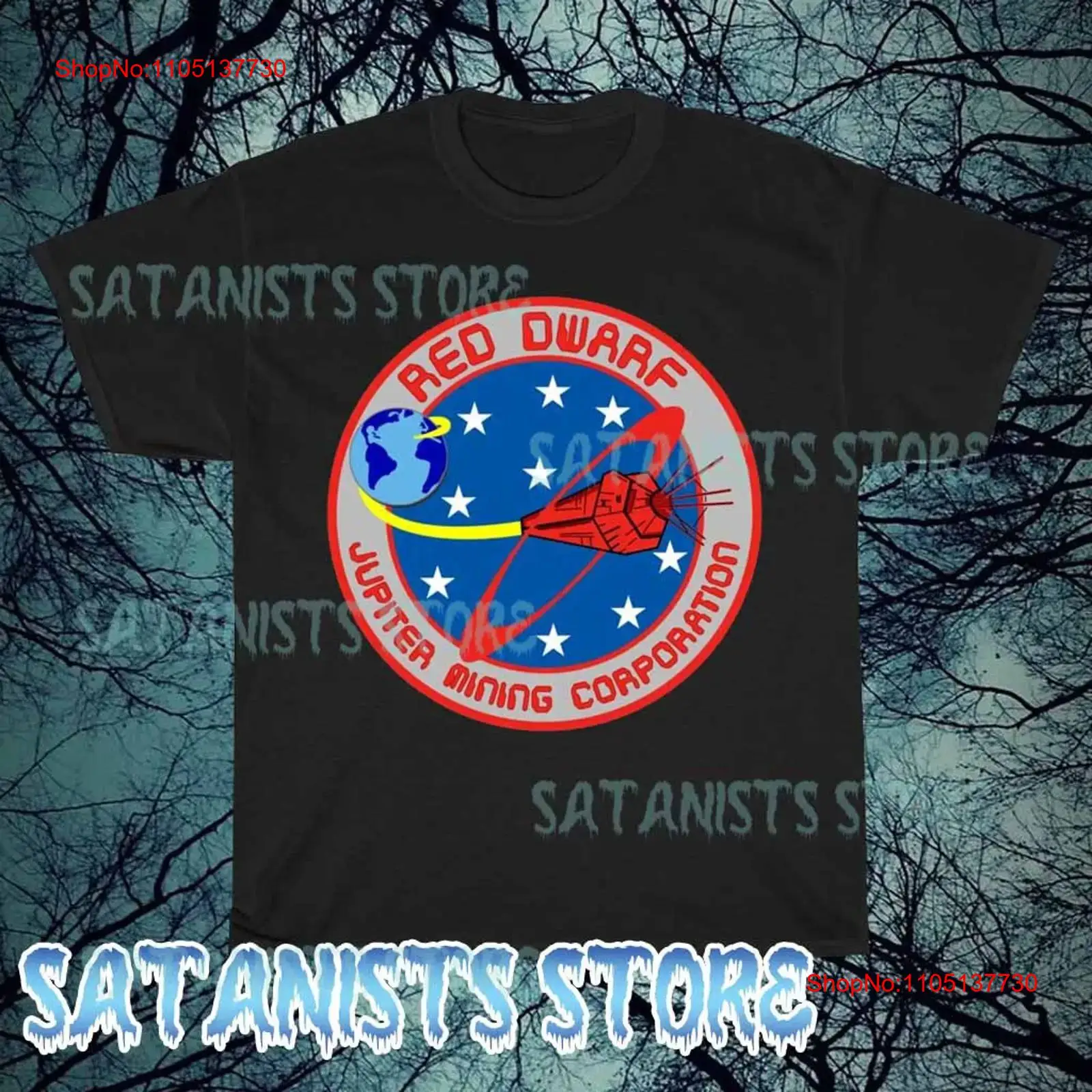 New Red Dwarf Logo Men's T shi - Vintage Fashion Logos review and price