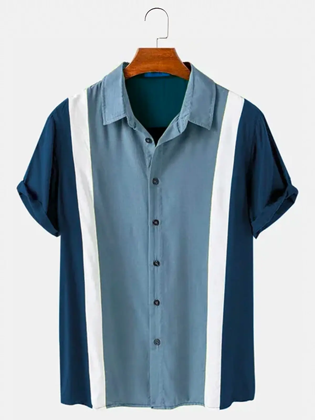 Mens Vintage 50s Classic Two T - Bowling Shirt Camp review and price