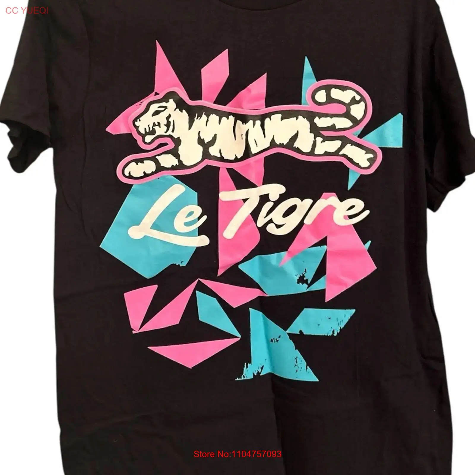 Le Tigre mens Retro T shirt ME - Vintage Fashion Logos review and price