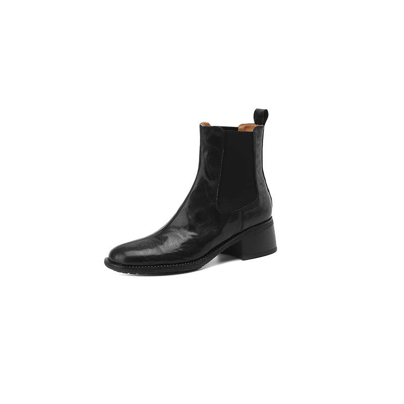Cow Skin Vintage Thick Heels M - Vintage Fashion Rome review and price