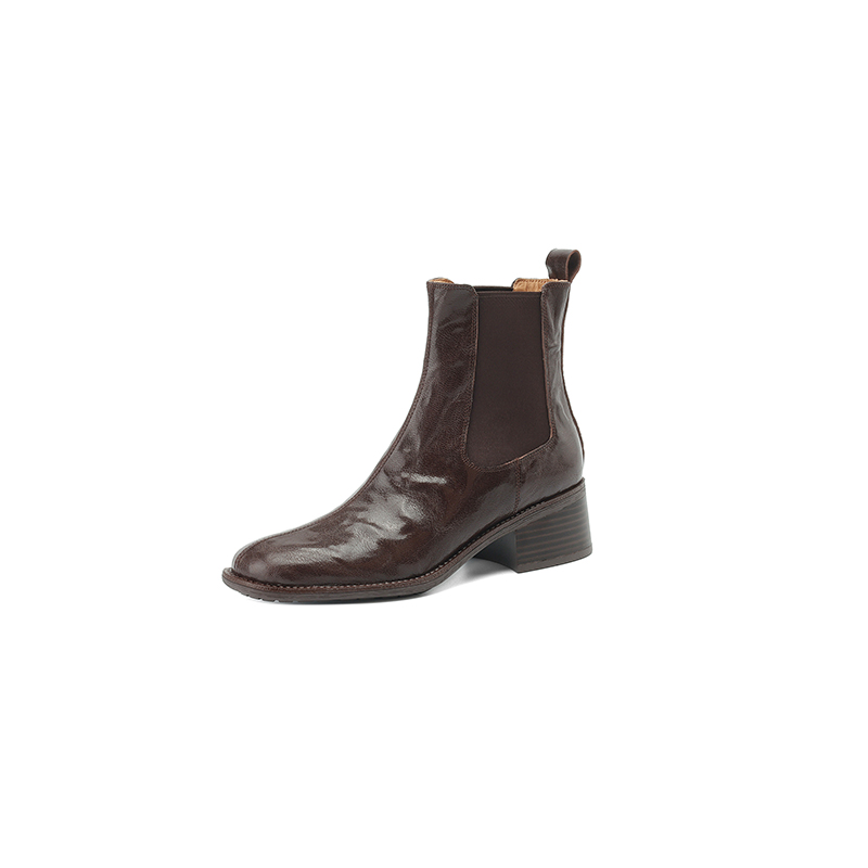 Cow Skin Vintage Thick Heels M - Vintage Fashion Rome review and price