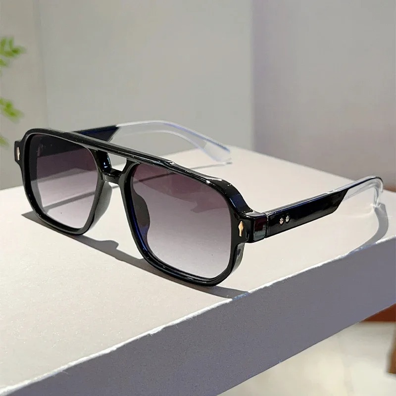 New Vintage Double Bridges Squ - Vintage Fashion Glasses review and price