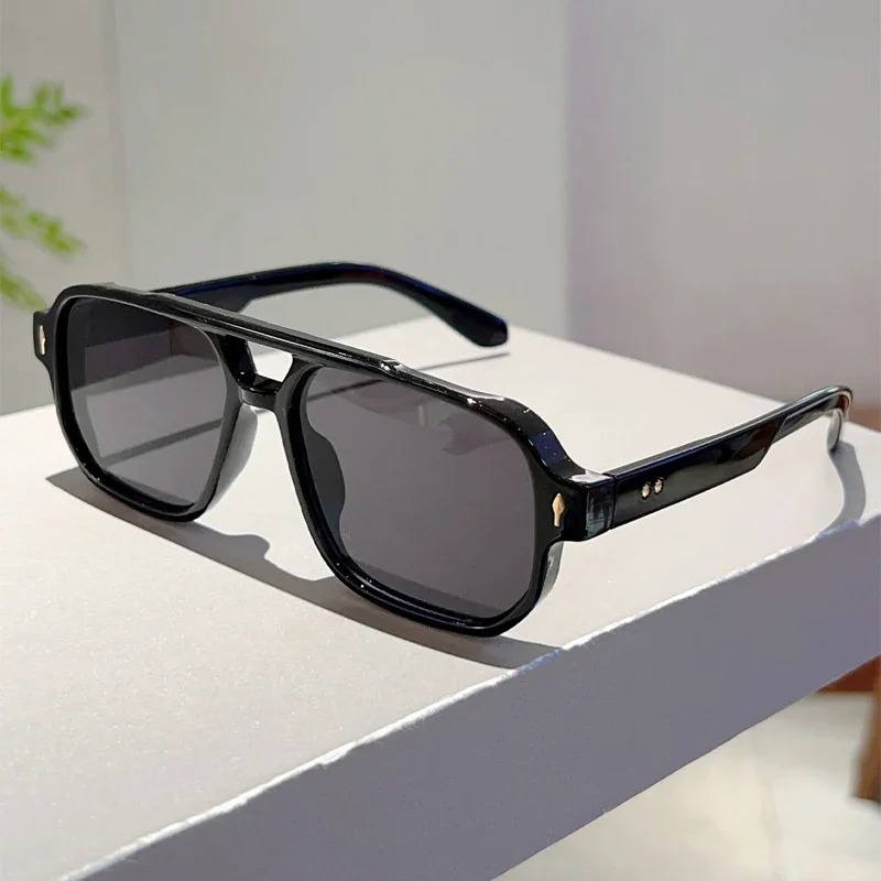 New Vintage Double Bridges Squ - Vintage Fashion Glasses review and price