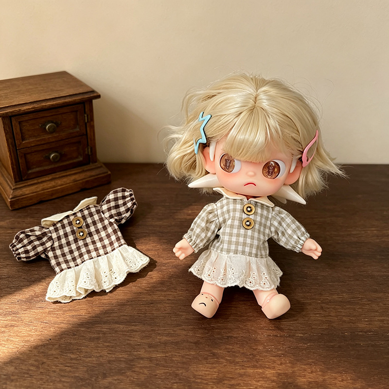 Vintage Sweet Plaid Doll Dress - Vintage Fashion Dolls review and price