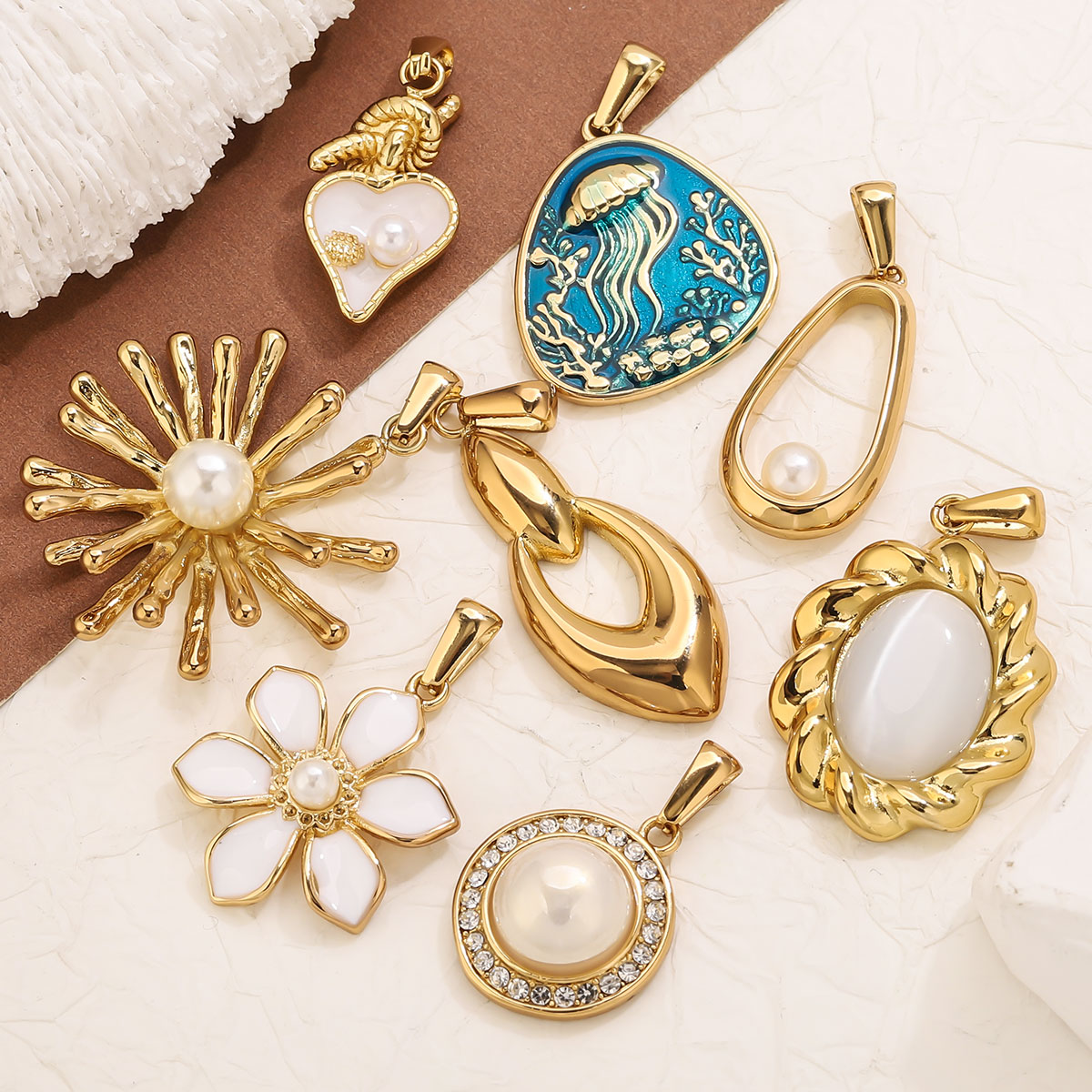 1Pcs 18K Gold Plated Stainless - Vintage Urban Fashion review and price