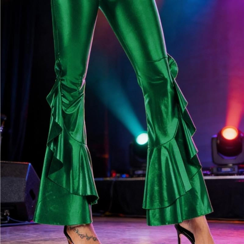 Women Club and Prom Trousers M - Wide Leg Trouser 70S review and price