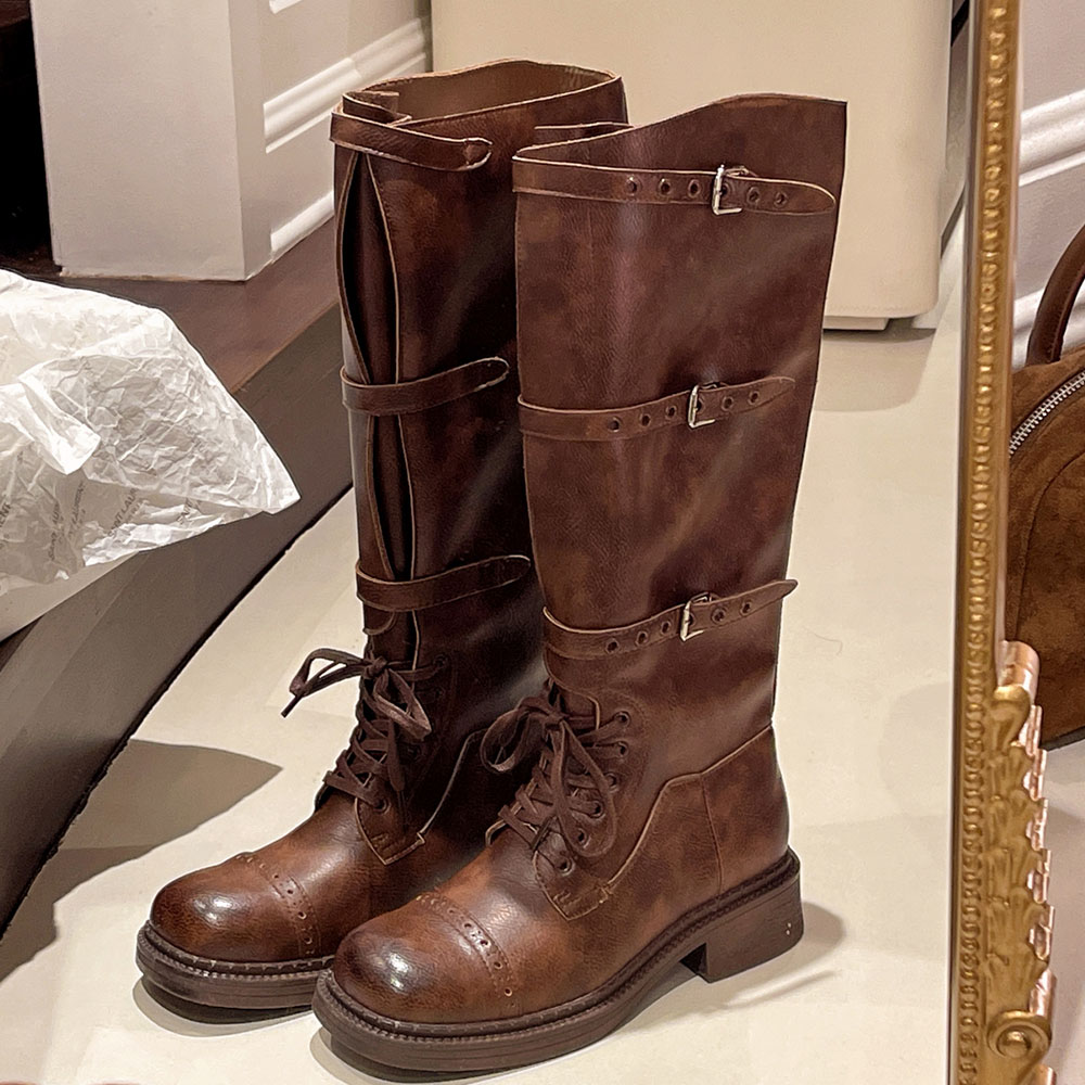 Women's Knee High Boots Vintag - Vintage Style Women Fashion review and price
