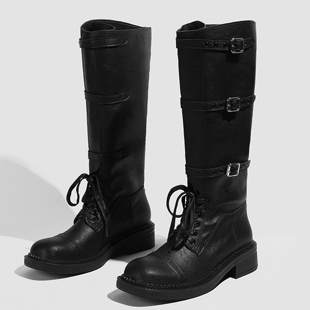Women's Knee High Boots Vintag - Vintage Style Women Fashion review and price