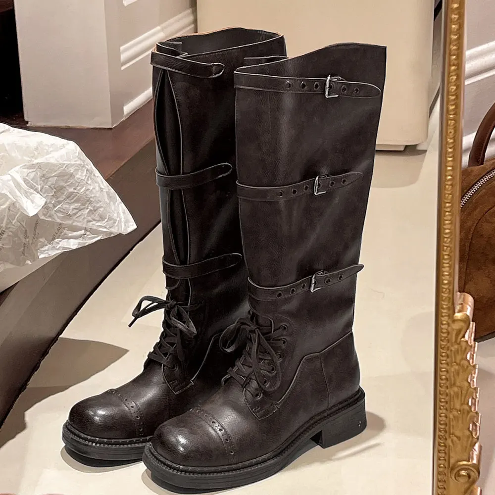 Women's Knee High Boots Vintag - Vintage Style Women Fashion review and price