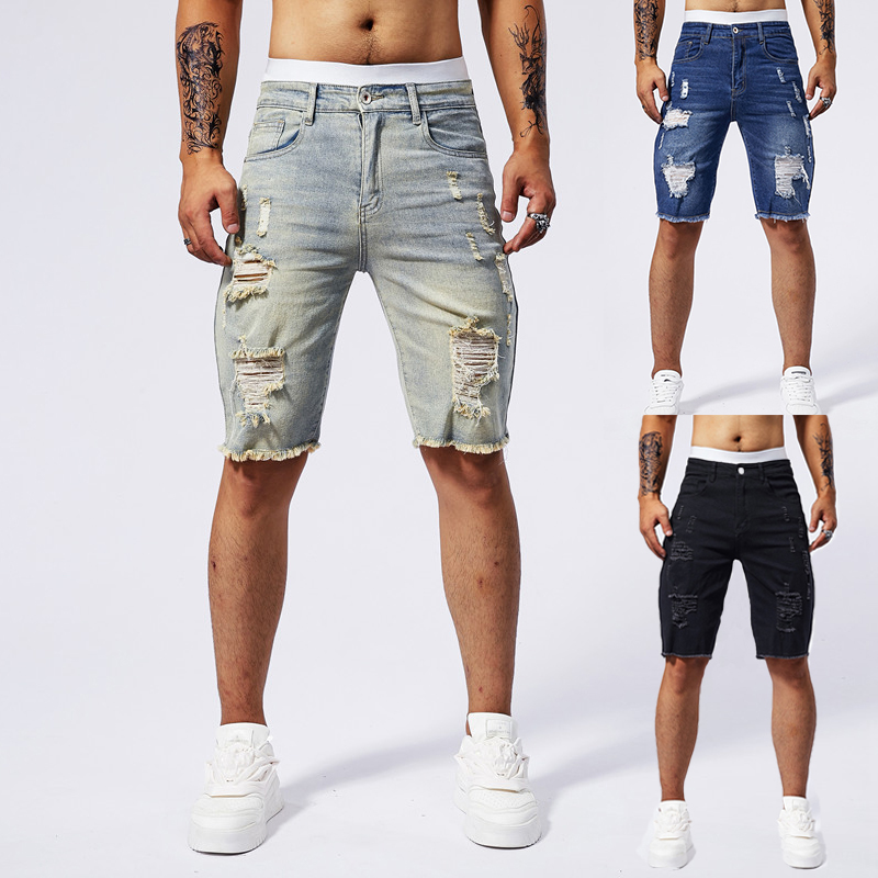 2025 Summer New Men's Ripped D - Vintage Fashion In 2025 review and price