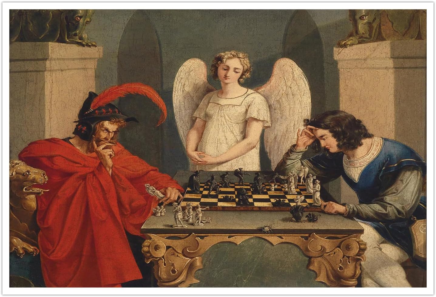 IUHYVMSM Vintage Faust And Mep - Vintage Fashion Wall Art review and price