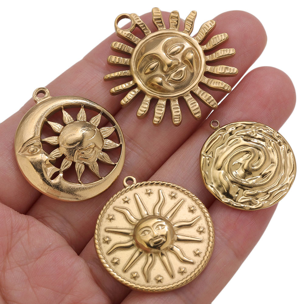 5pcs PVD Gold Charms Stainless - Vintage Urban Fashion review and price