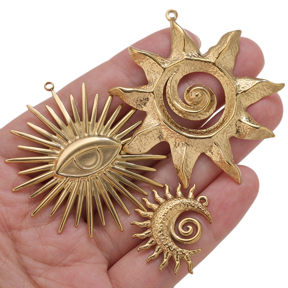 5pcs PVD Gold Charms Stainless - Vintage Urban Fashion review and price