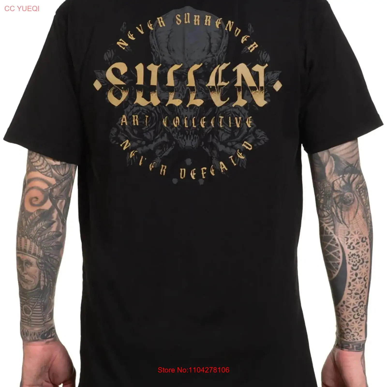 Sullen Men's Never Defeated  P - Vintage Fashion Logos review and price