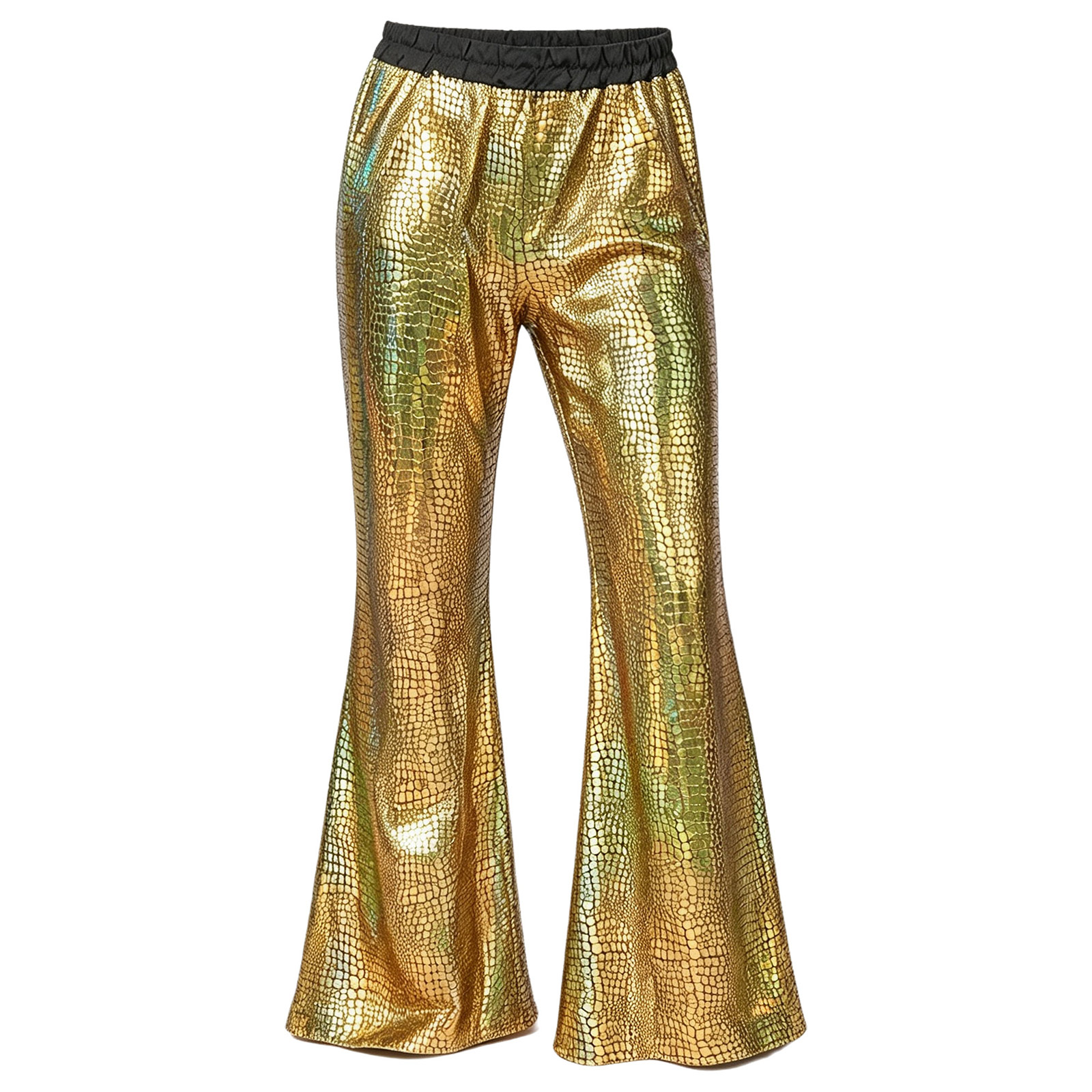 Mens Shiny 70s 80s Disco Flare - Wide Leg Trouser 70S review and price