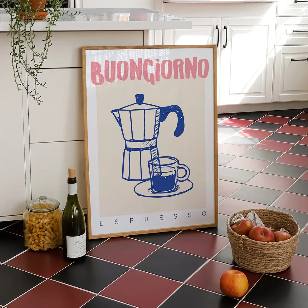 Modern Coffee Espresso Wall Ar - Vintage Fashion Wall Art review and price