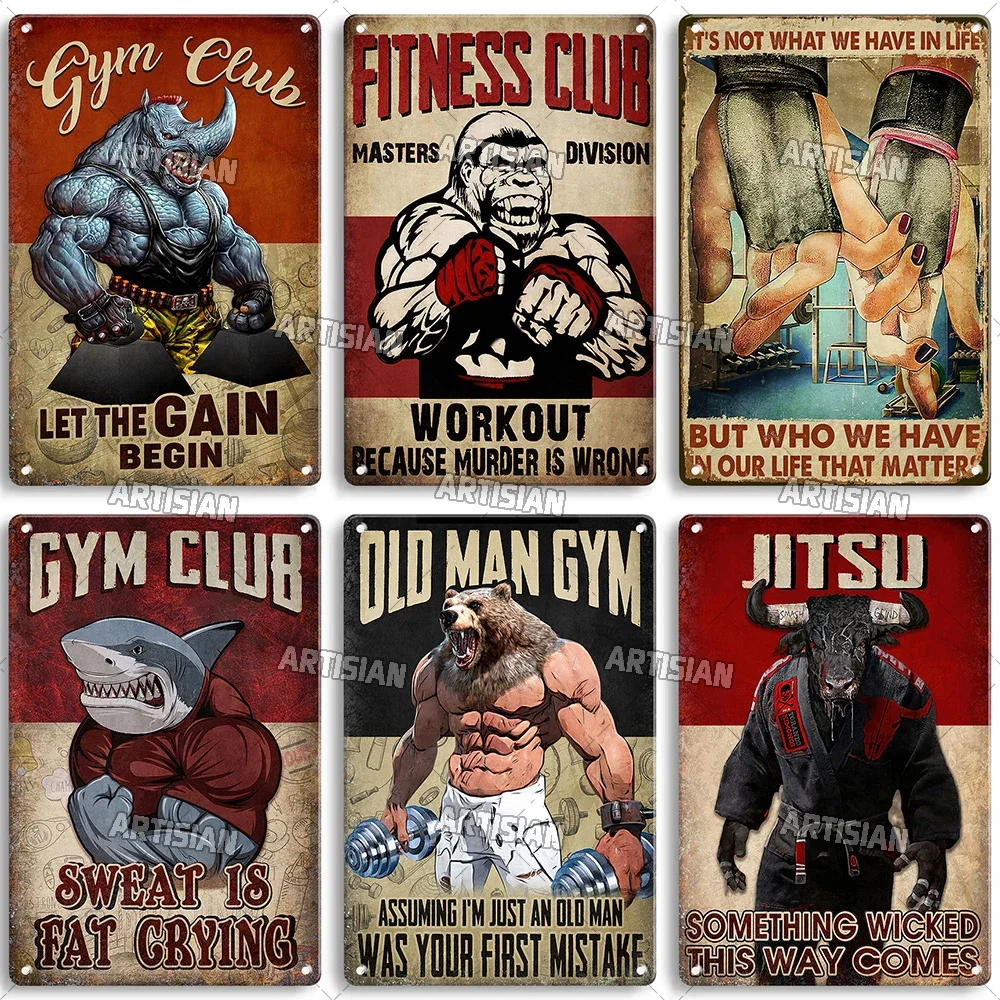 Old Man Gym Club Inspirational - Vintage Fashion Wall Art review and price