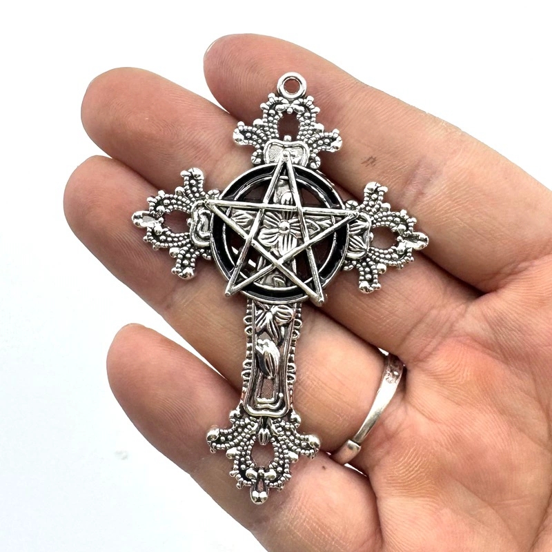 2pcs 30x15mm Gothic Big Cross  - Vintage Urban Fashion review and price
