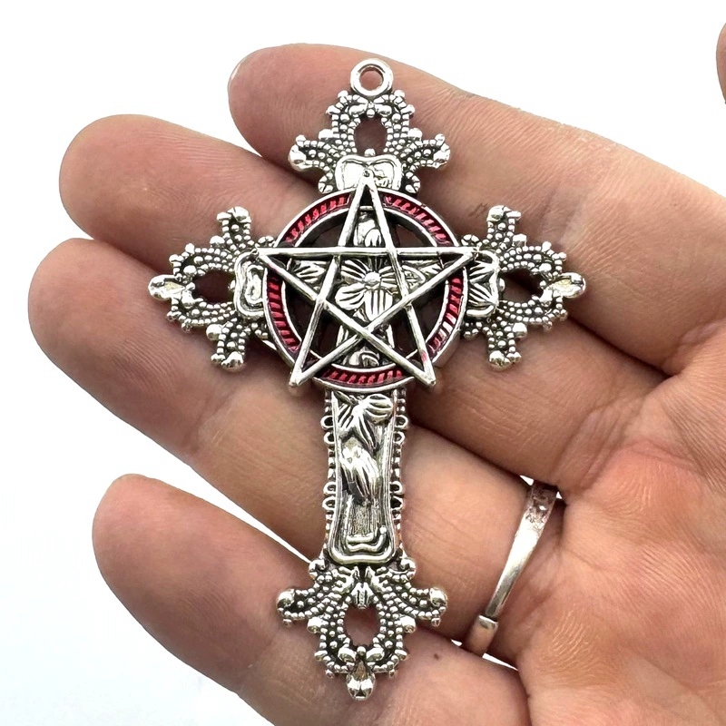 2pcs 30x15mm Gothic Big Cross  - Vintage Urban Fashion review and price