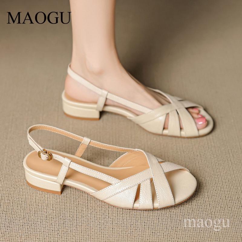 Women's Slingback Sandals Roun - Vintage Style Women Fashion review and price