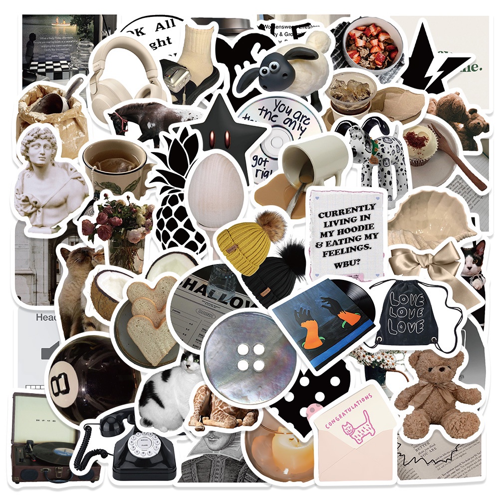 60PCS Modern Fashion 3D Classi - Vintage Fashion Store review and price
