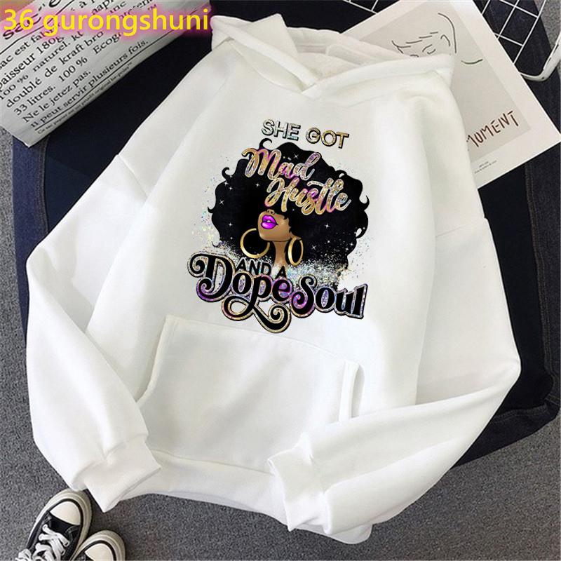 Watercolor She Got Mad Hustle  - Turtleneck Knit 90S review and price