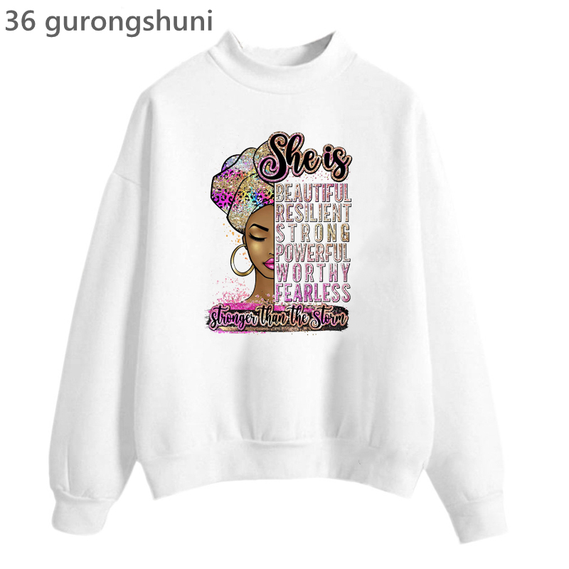 Watercolor She Is Beautiful/Re - Turtleneck Knit 90S review and price