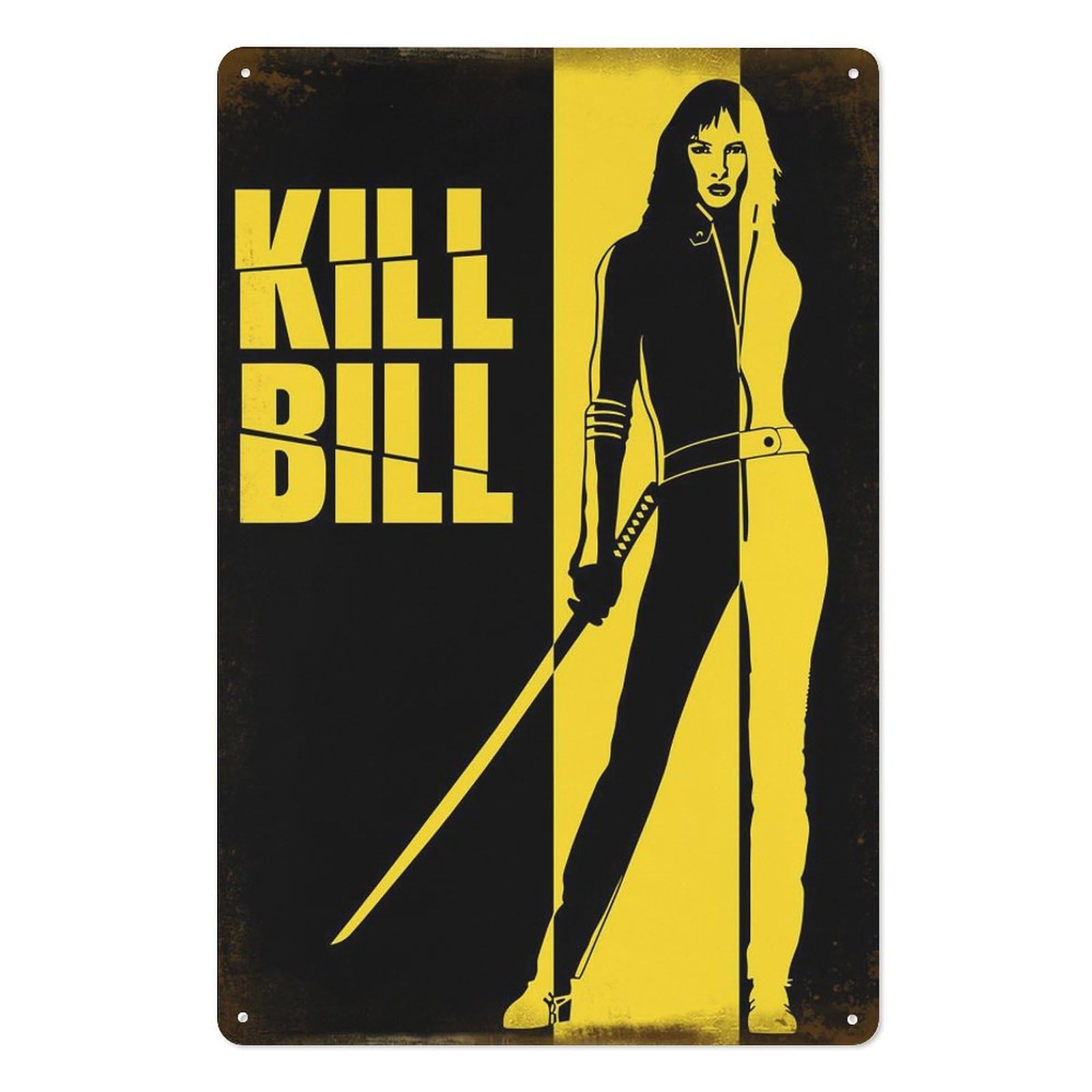 Kill Bill Movies Metal Tin Sig - Vintage Fashion Wall Art review and price