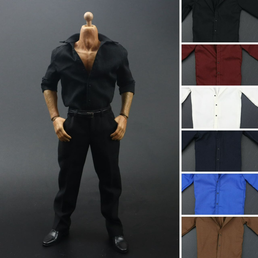 1/6 Soldier Solid Color Shirt  - Vintage Fashion Dolls review and price