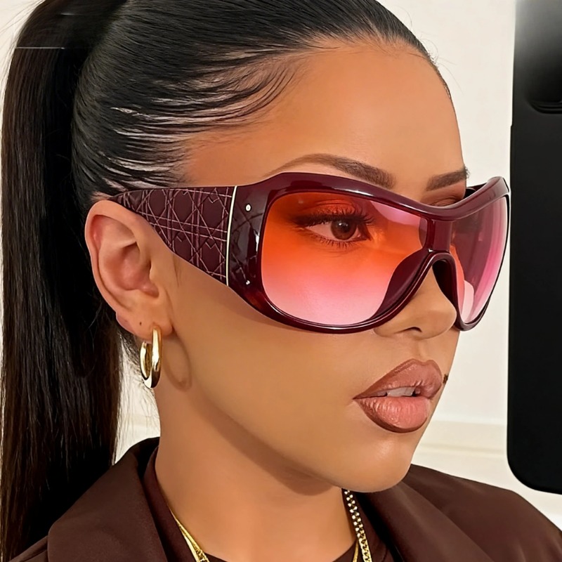 One Piece Oversized Y2K Sungla - Vintage Fashion Glasses review and price