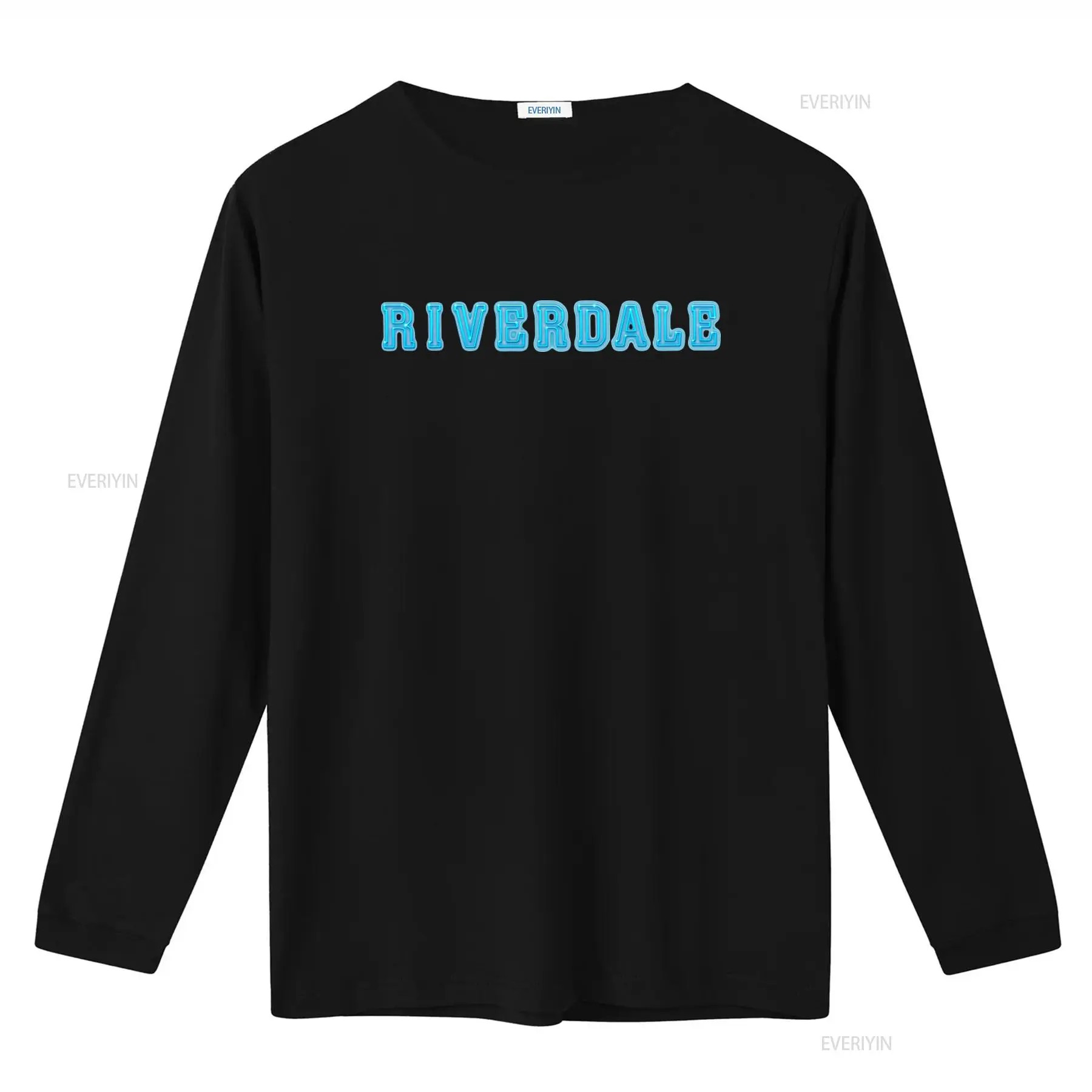 Riverdale Logo Neon Blue Print - Vintage Fashion Logos review and price
