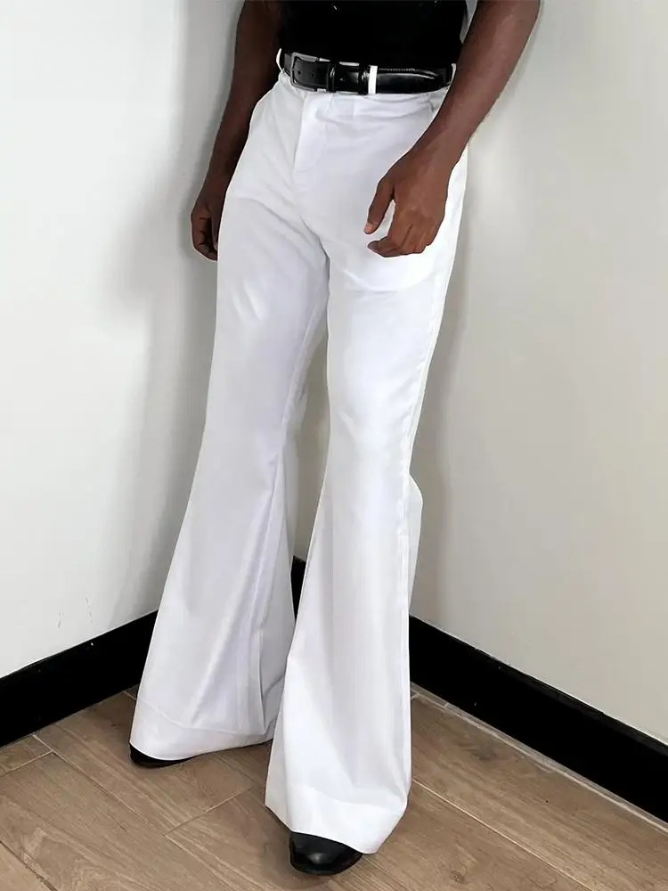 Stylish Bell Bottom Mens Slim  - Wide Leg Trouser 70S review and price