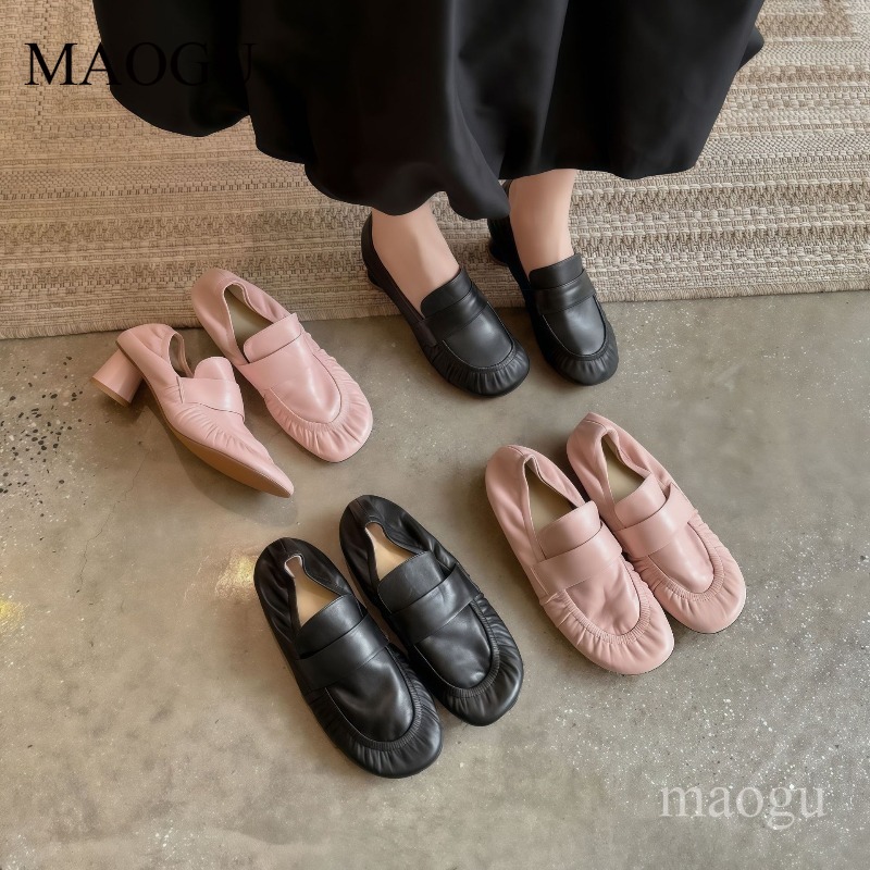 Soft Leather Loafers Women's P - Vintage Fashion Ladies review and price