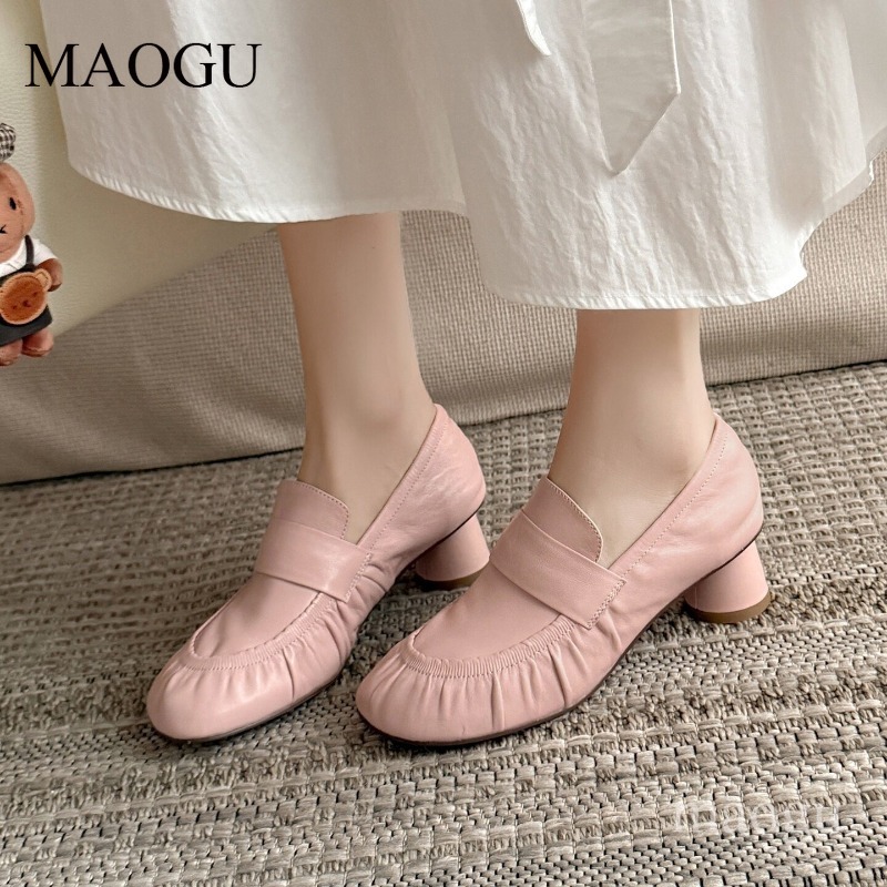 Soft Leather Loafers Women's P - Vintage Fashion Ladies review and price