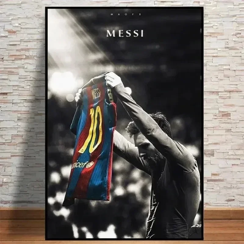 Lionel Messi Football Star Cla - Vintage Fashion Wall Art review and price