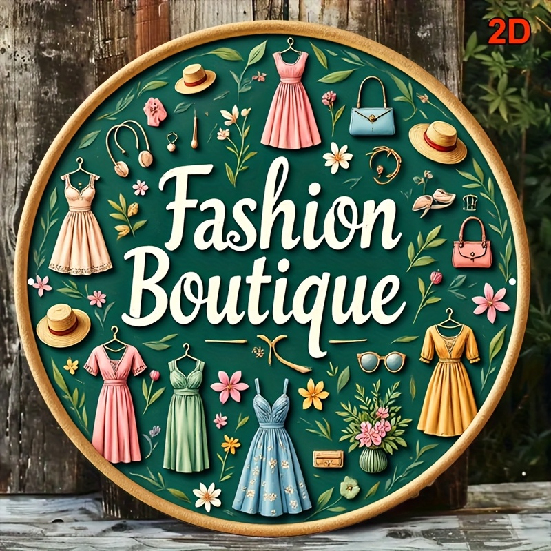 Vintage Fashion Metal Wall Sig - Vintage Fashion Store review and price