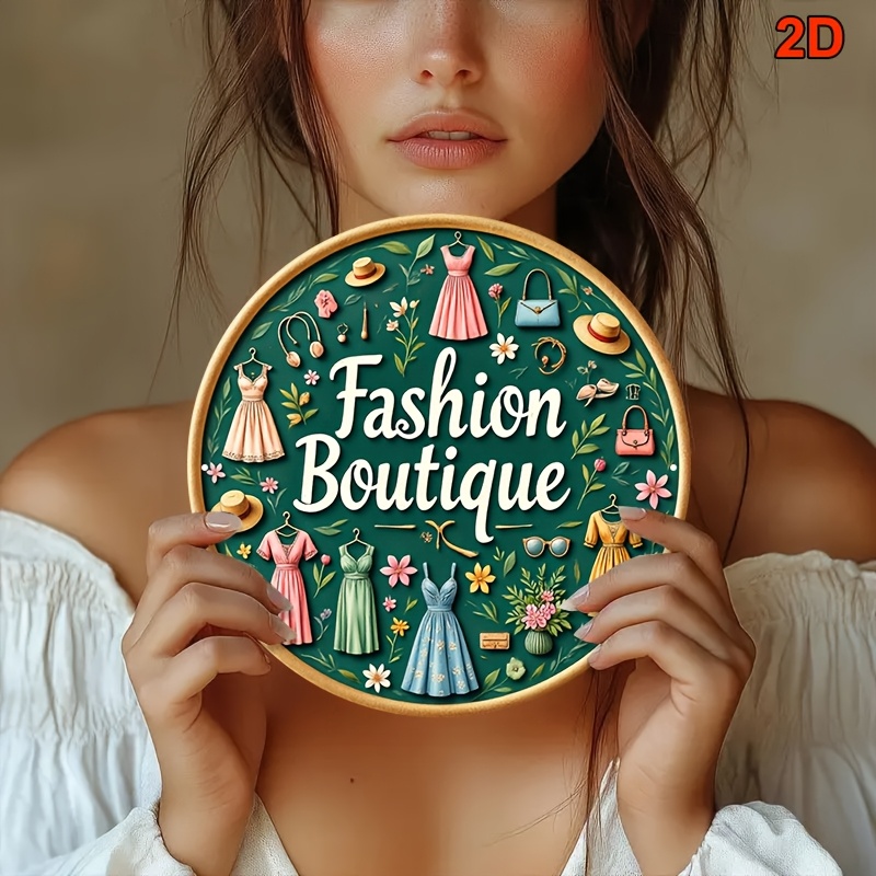 Vintage Fashion Metal Wall Sig - Vintage Fashion Store review and price