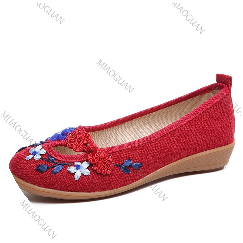 Embroidered Women Comfort Wedg - Vintage Fashion Ladies review and price