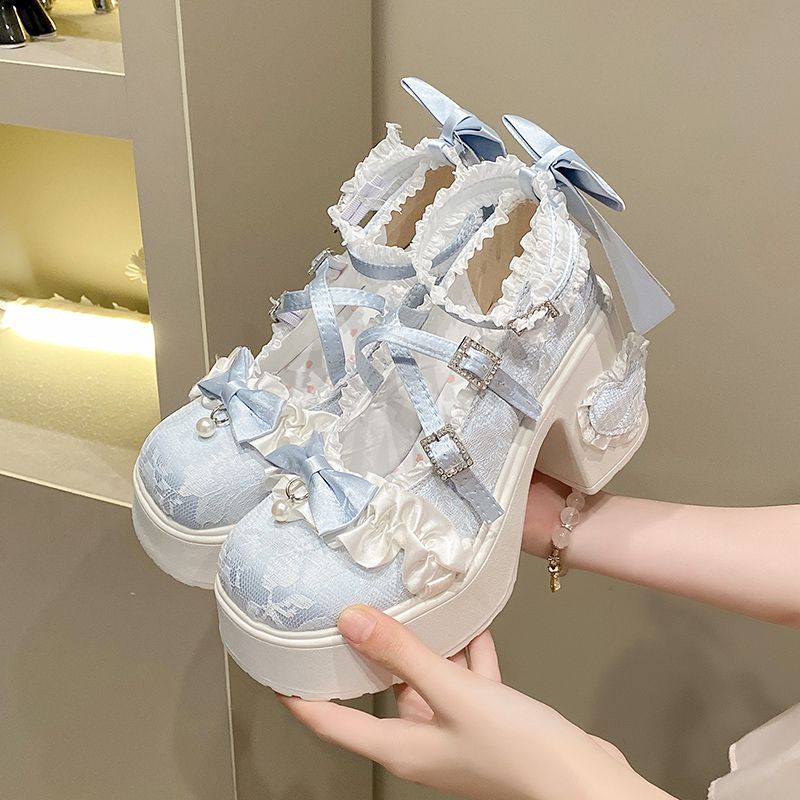 Chunky Mary Jane Platforms Wom - Vintage Style Women Fashion review and price