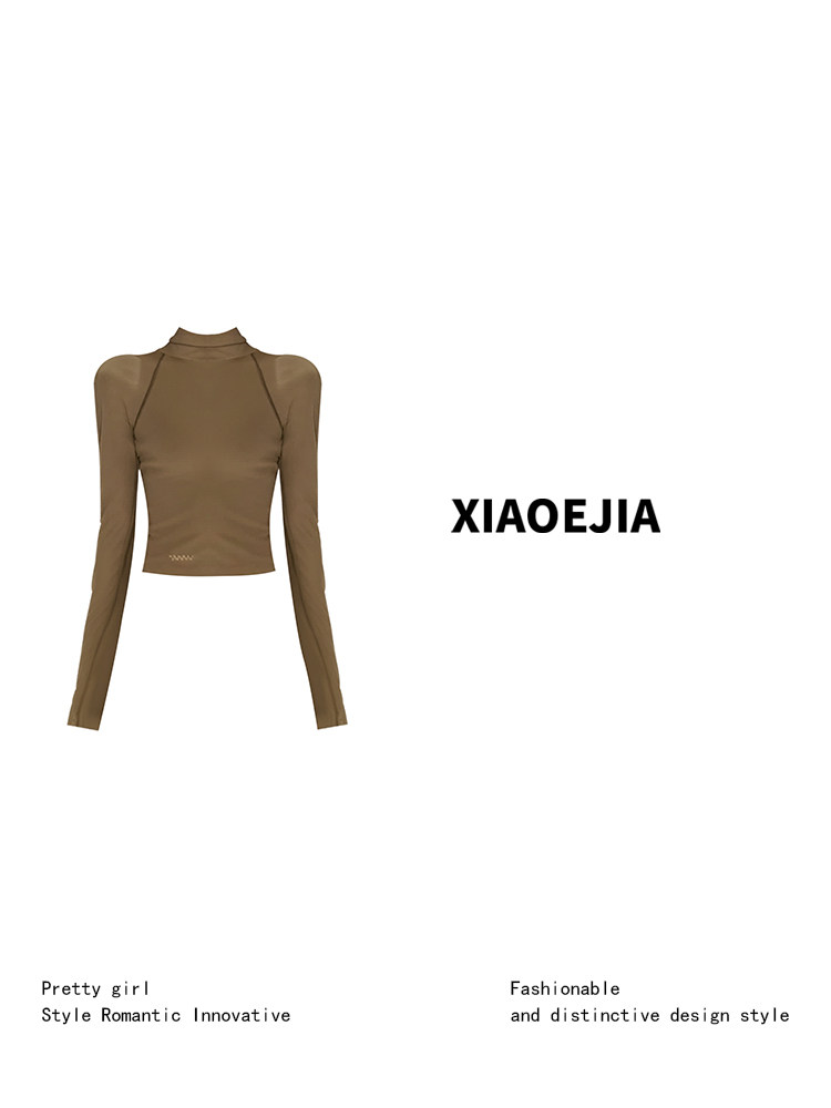 Women Green GothicT-shirt Hara - Turtleneck Knit 90S review and price