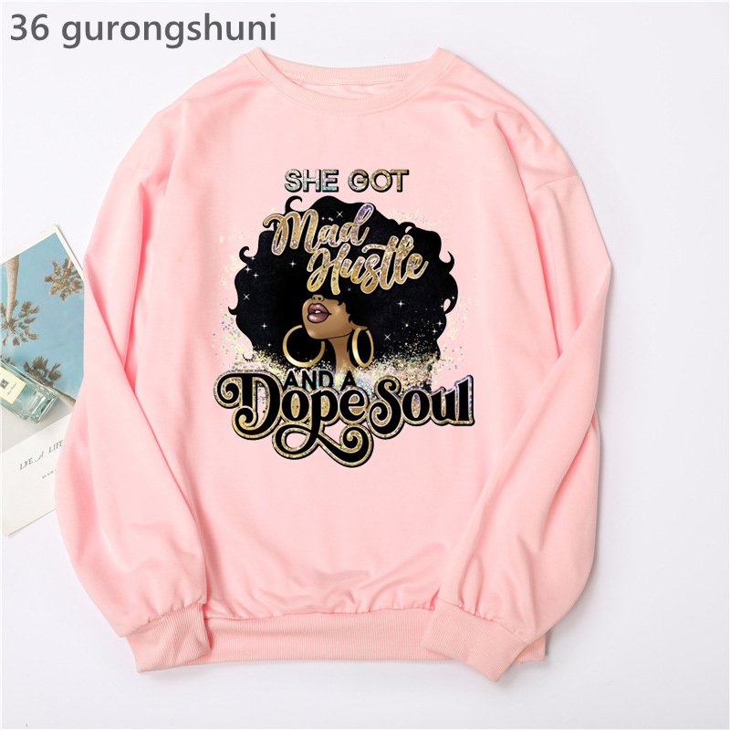 Watercolor Black Girl Magic Ho - Turtleneck Knit 90S review and price
