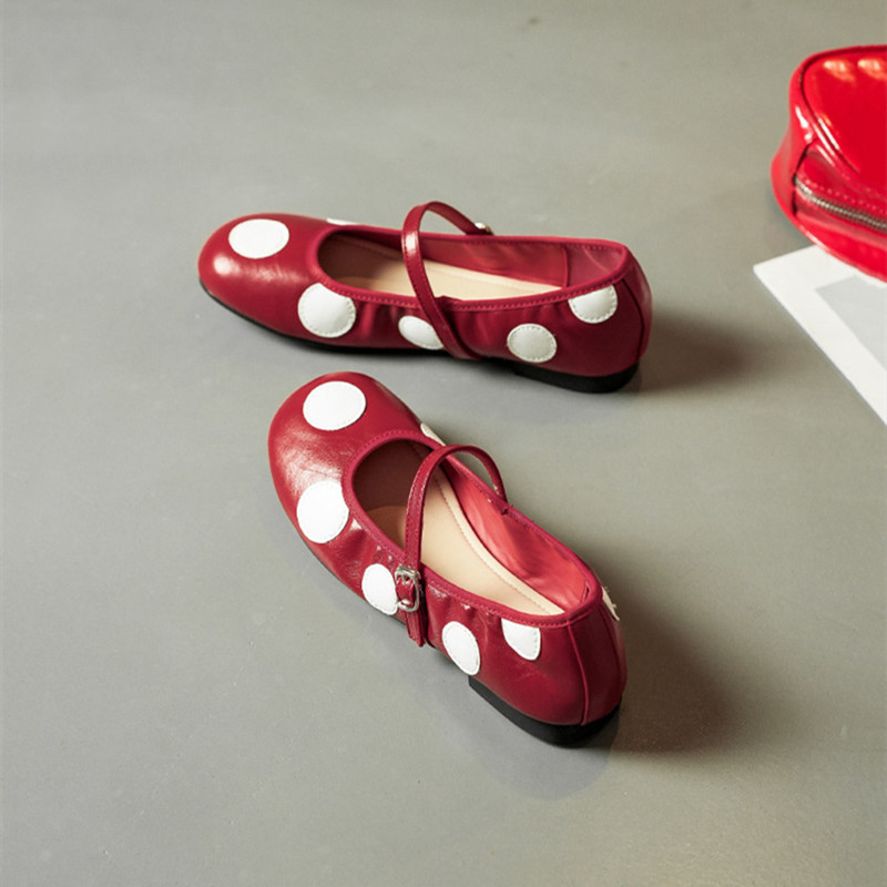 Vintage Polka Dot Mary Janes W - Vintage Fashion Rome review and price