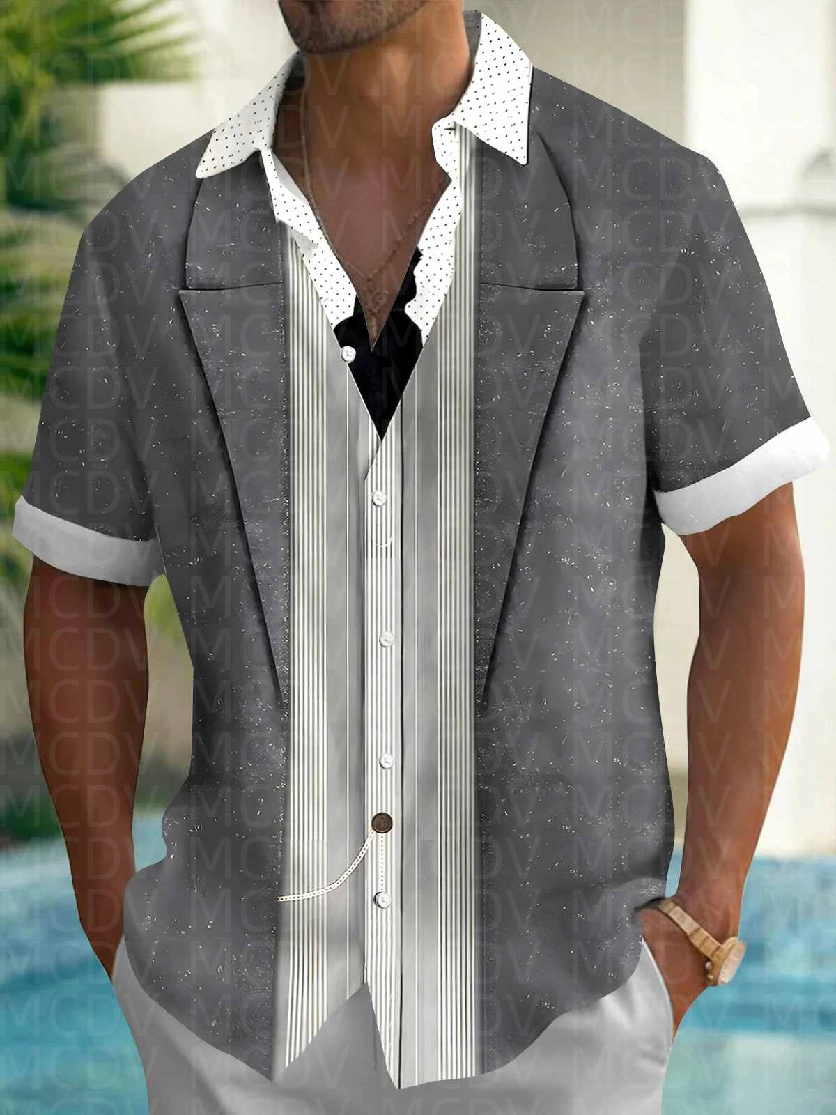 Bowling Pattern Men's Hawaiian - Bowling Shirt Camp review and price
