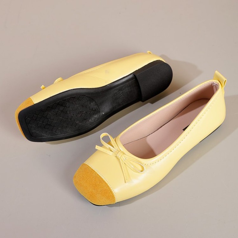 Women Color Block Square Toe B - Vintage Fashion Ladies review and price