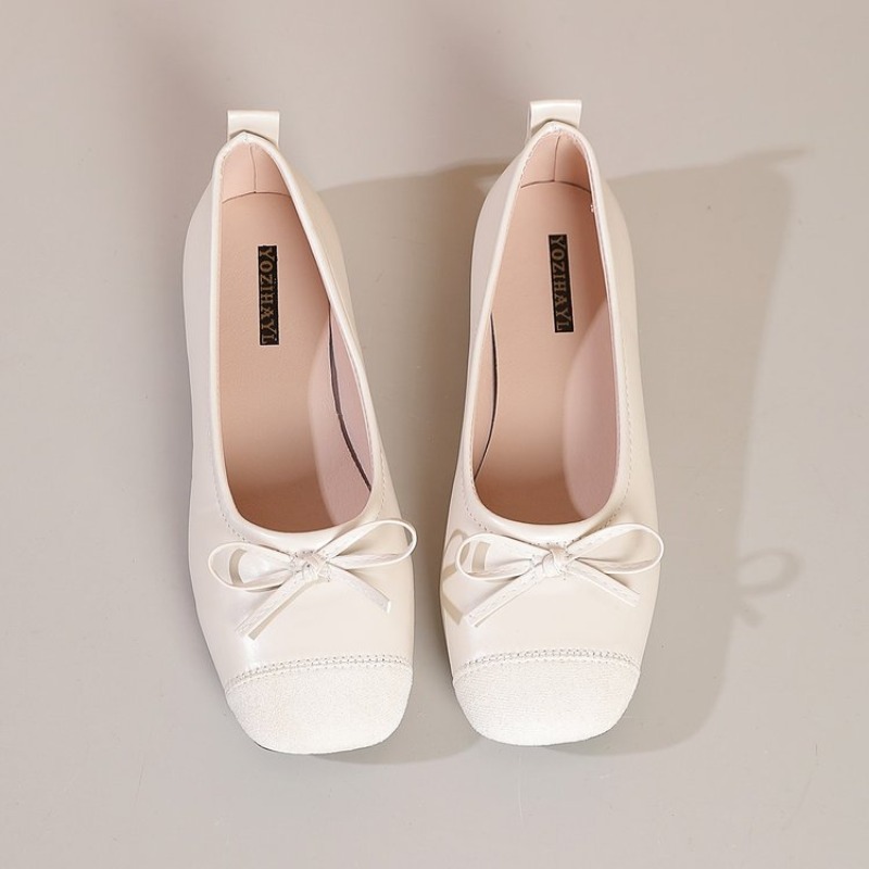 Women Color Block Square Toe B - Vintage Fashion Ladies review and price
