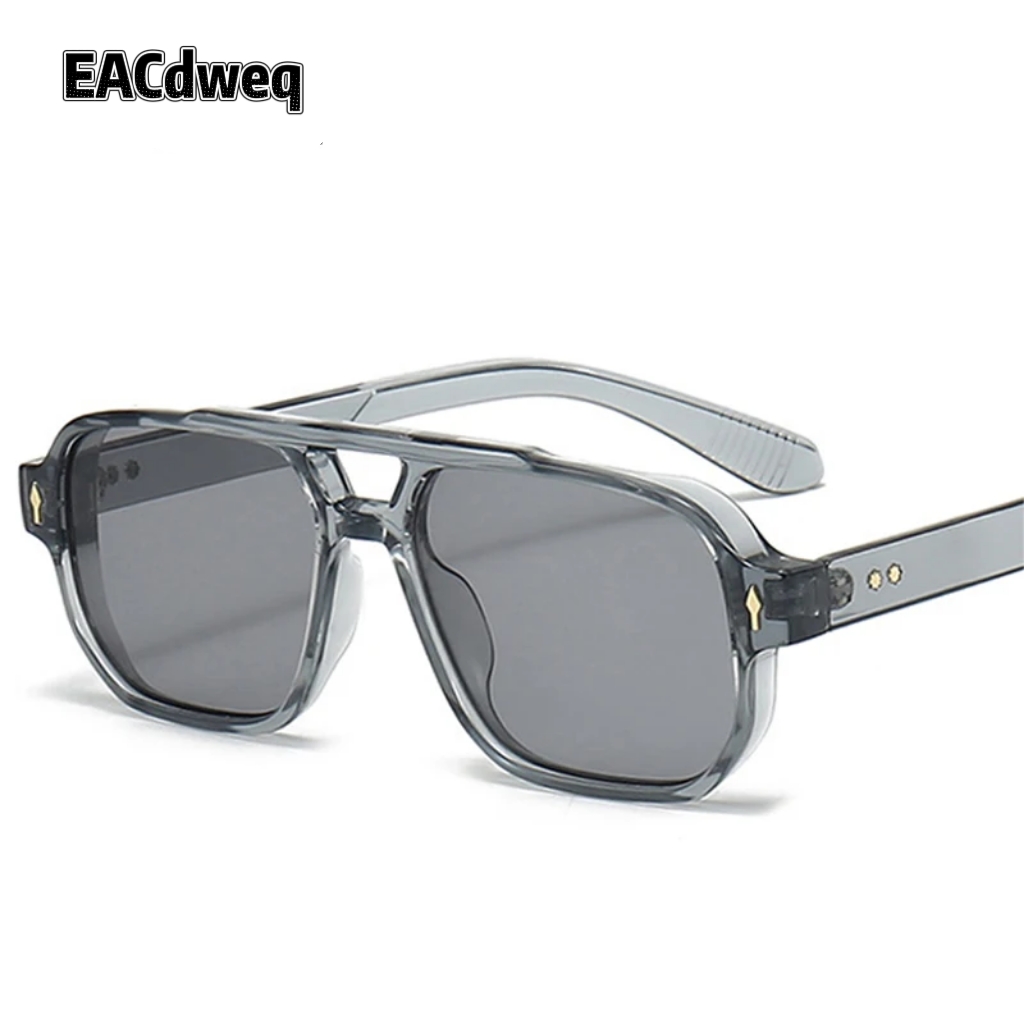 Vintage Double Bridges Men Squ - Vintage Fashion Glasses review and price