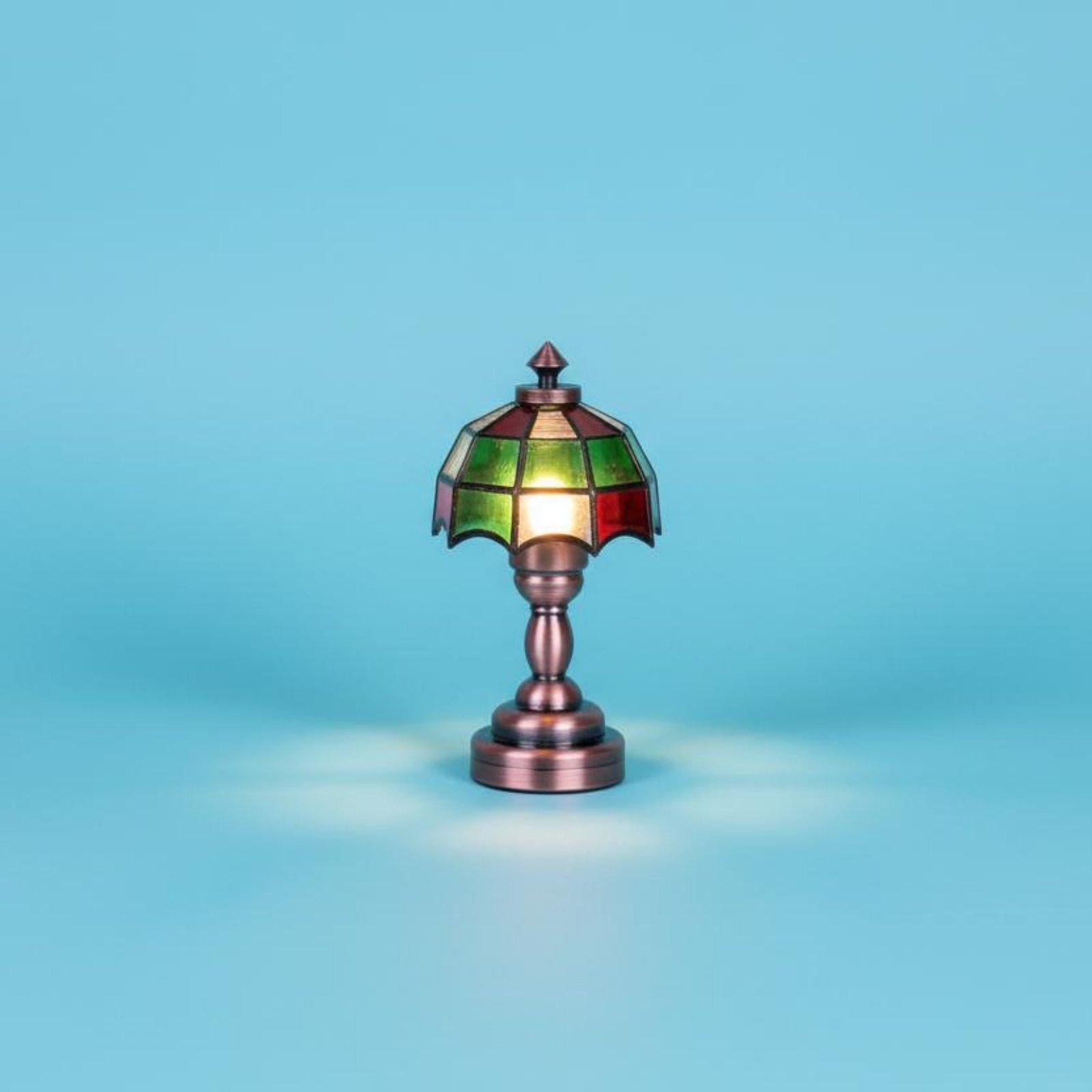 Miniature Lamp Vintage Alloy G - Vintage Fashion Dolls review and price